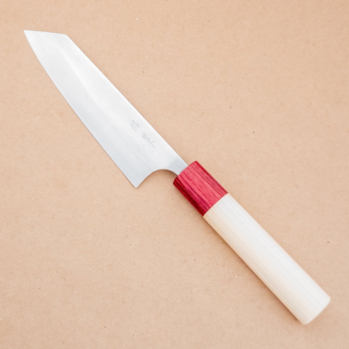 130mm Masakage Yuki Shirogami Wa Ko - Bunka left side - District Cutlery
