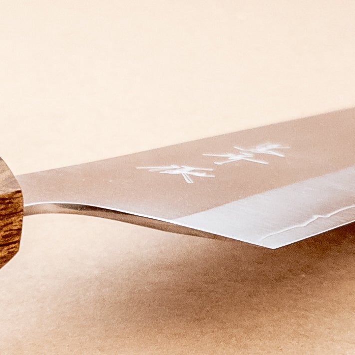 160mm Yu Kurosaki Gekko XEOS Wa Nakiri makers mark - District Cutlery