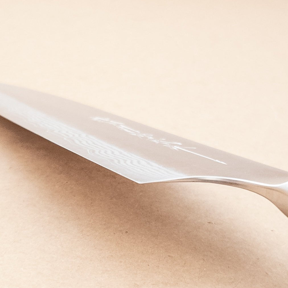 165mm Kamo Katsuyasu VG10 Damascus Wa Nakiri layers - District Cutlery