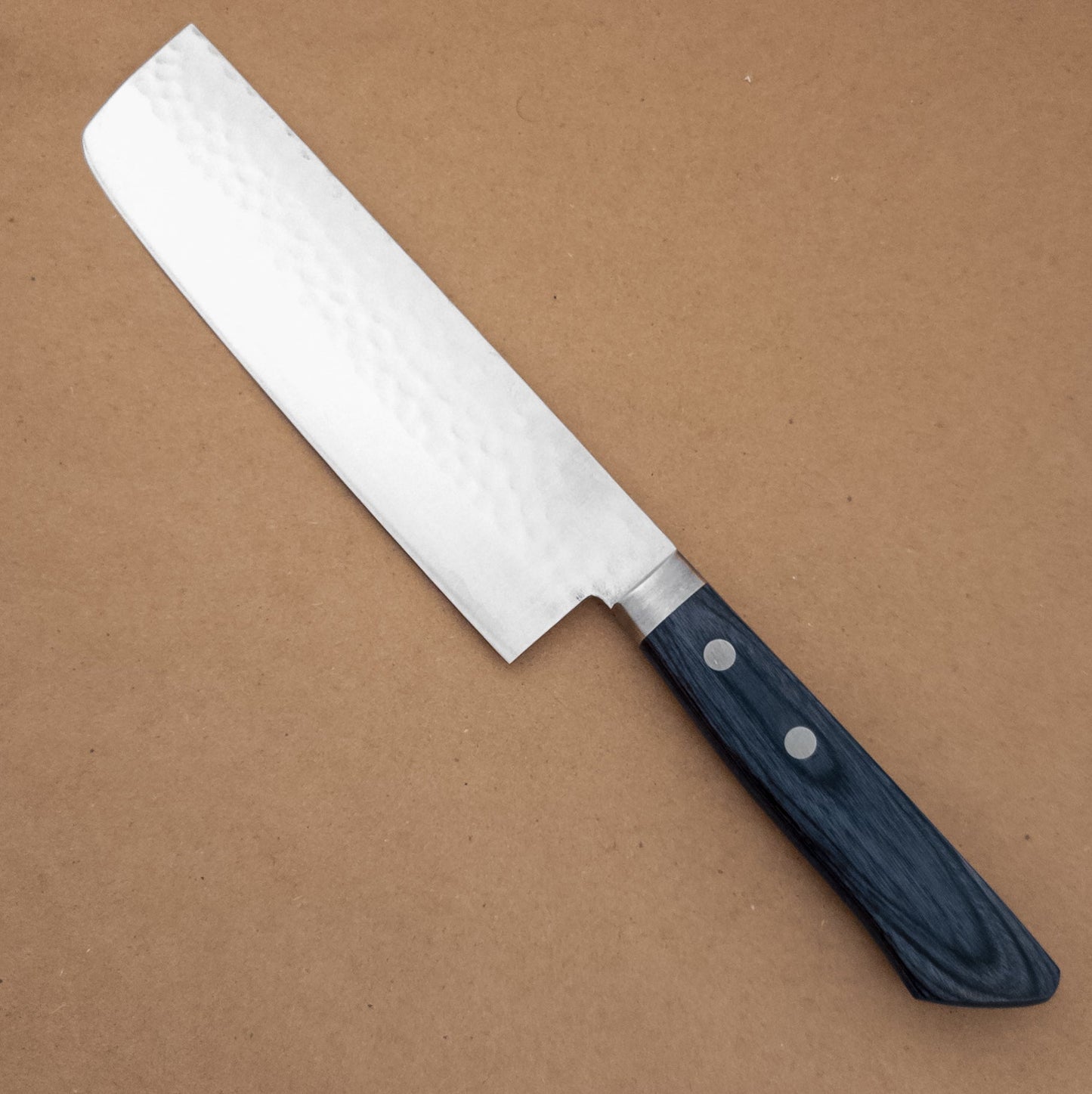 165mm Masutani VG10 Kokuryu Damascus Usuba Yo Handle left side - District Cutlery