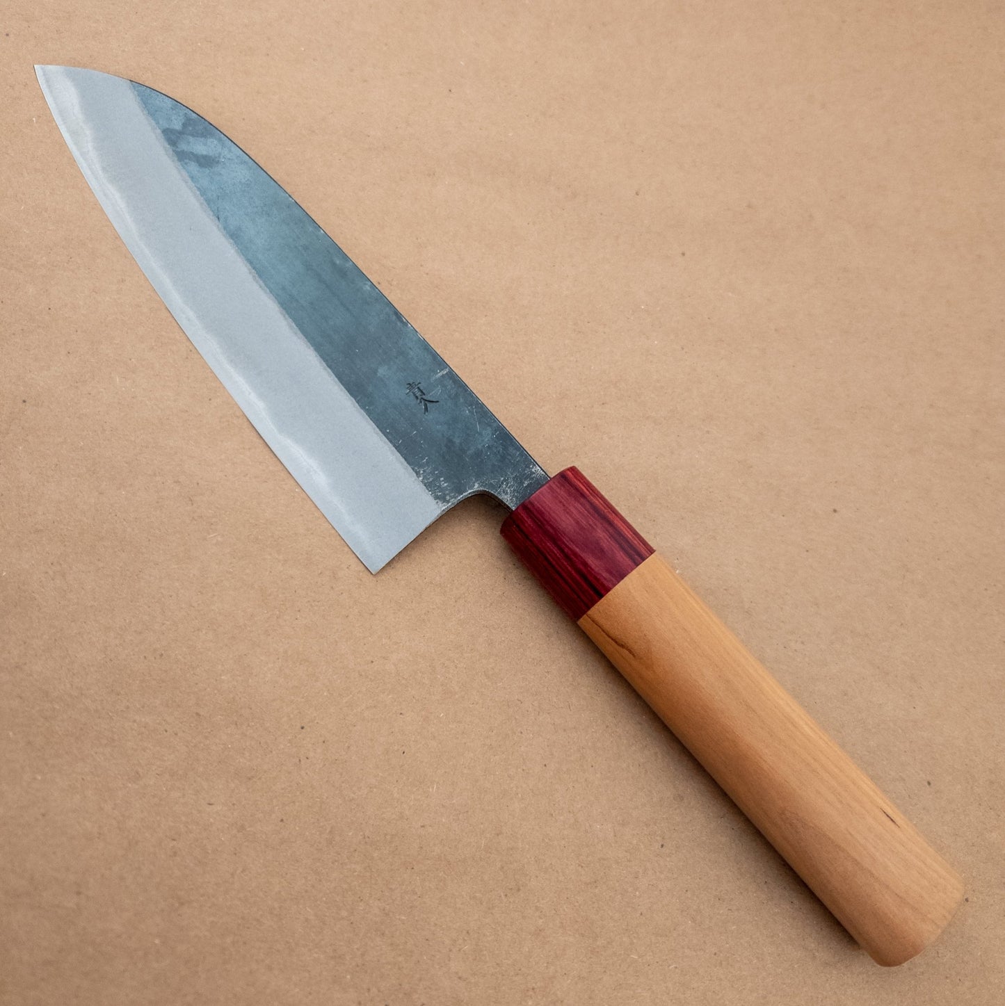 165mm Muneishi Aogami Wa Santoku - District Cutlery