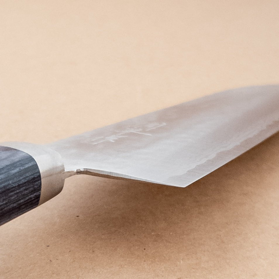 170mm Masutani VG10 Kokuryu Damascus Santoku Yo Handle - District Cutlery