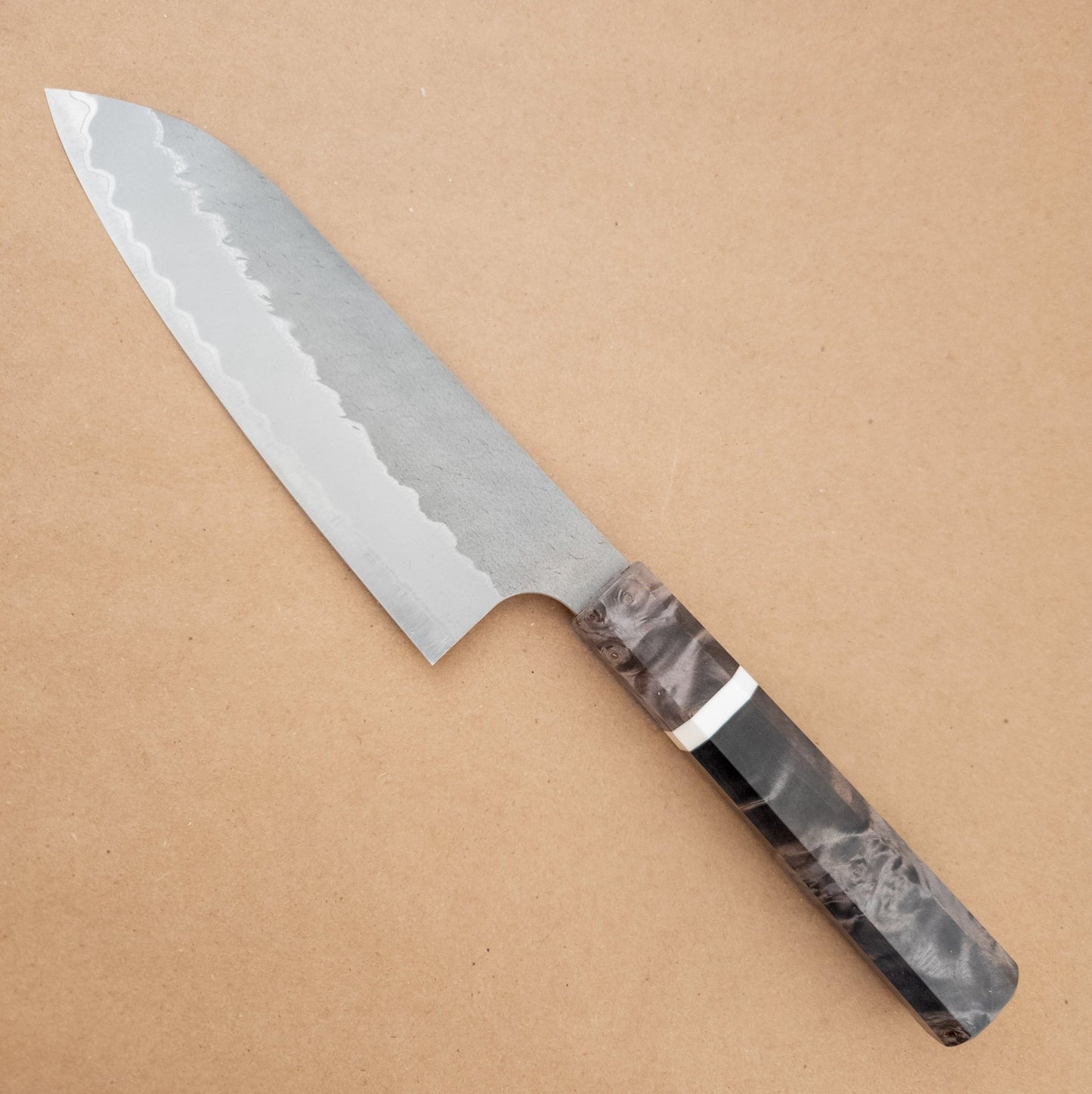 170mm Nigara AS Wa Santoku left side - District Cutlery