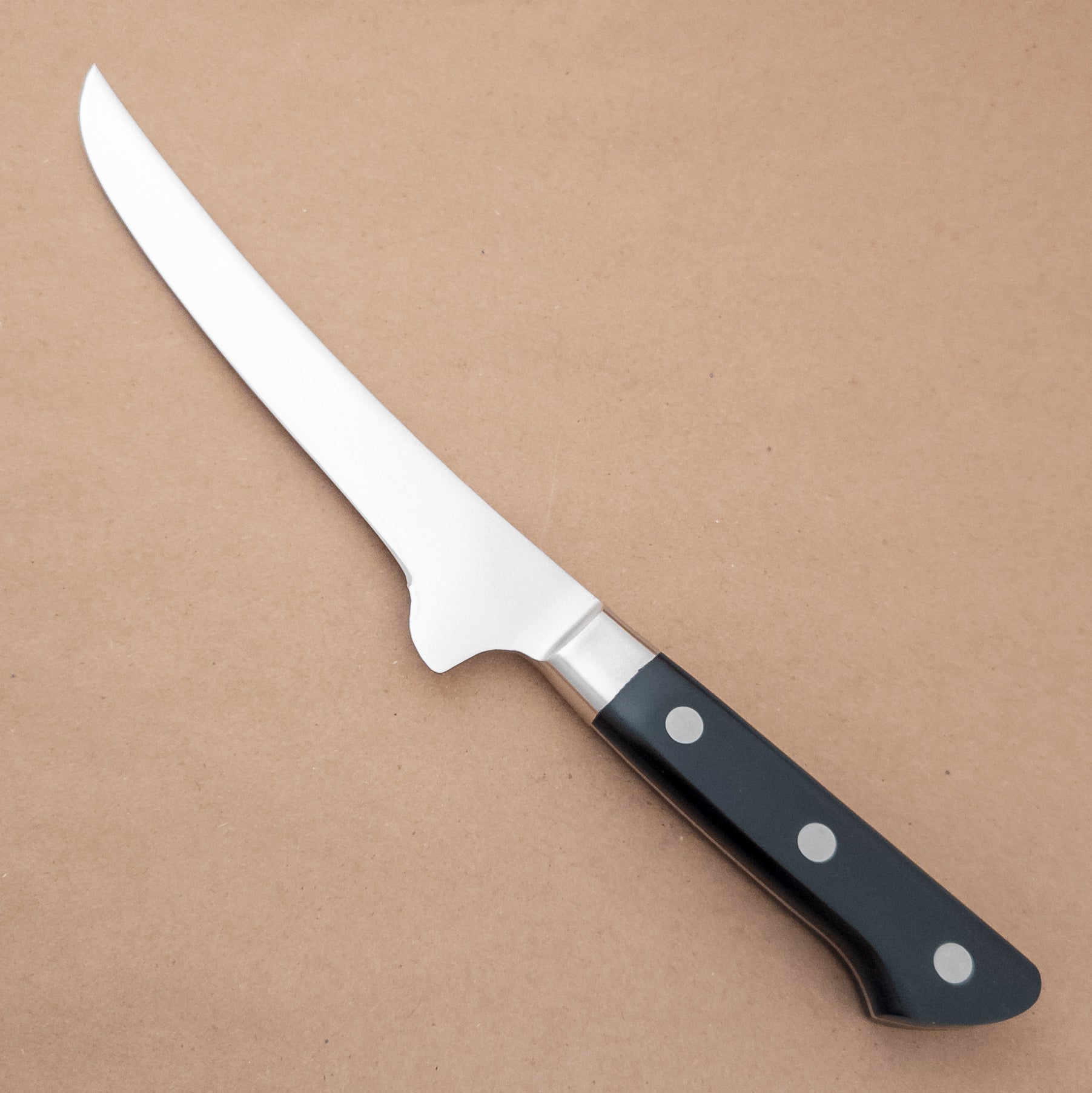 180mm Tojiro Classic DP VG10 Western Boning left side - District Cutlery