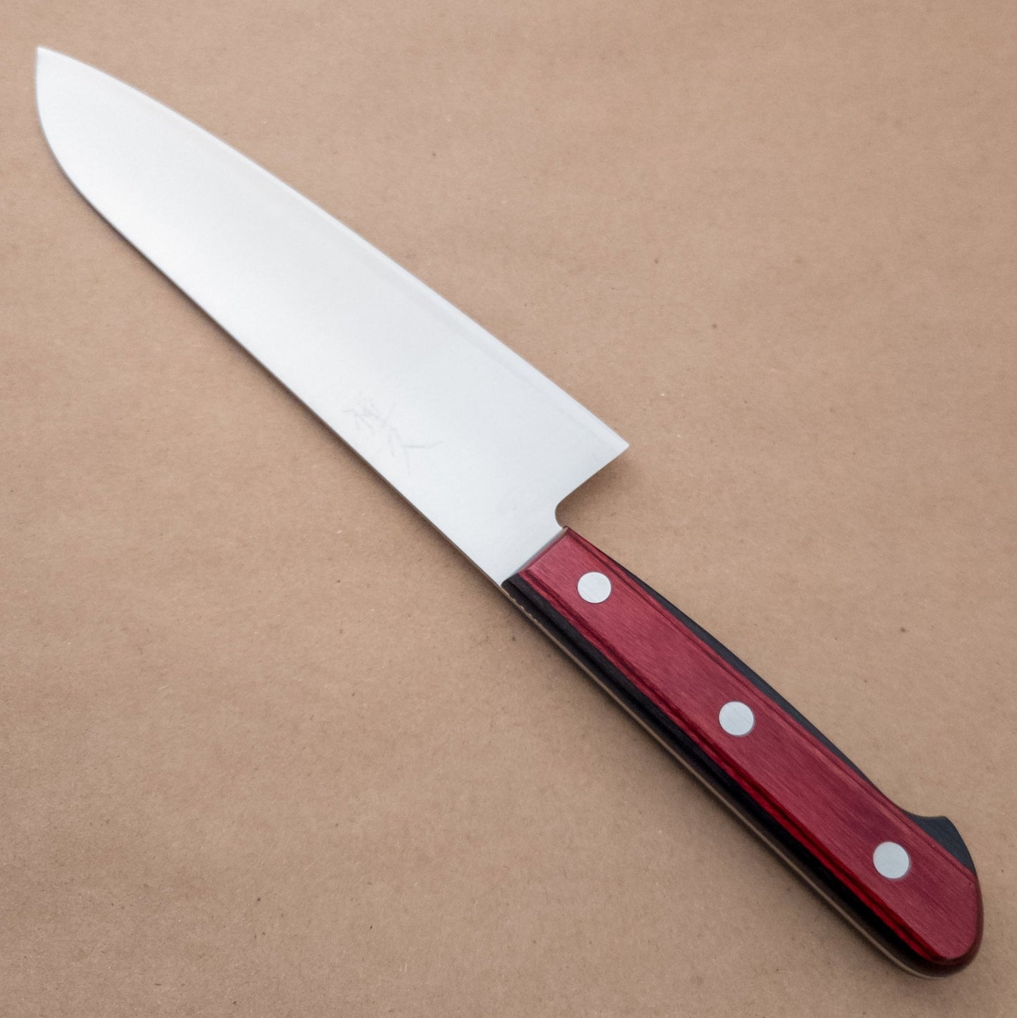 180mm Tsunehisa SLD Santoku Red Yo Handle - District Cutlery