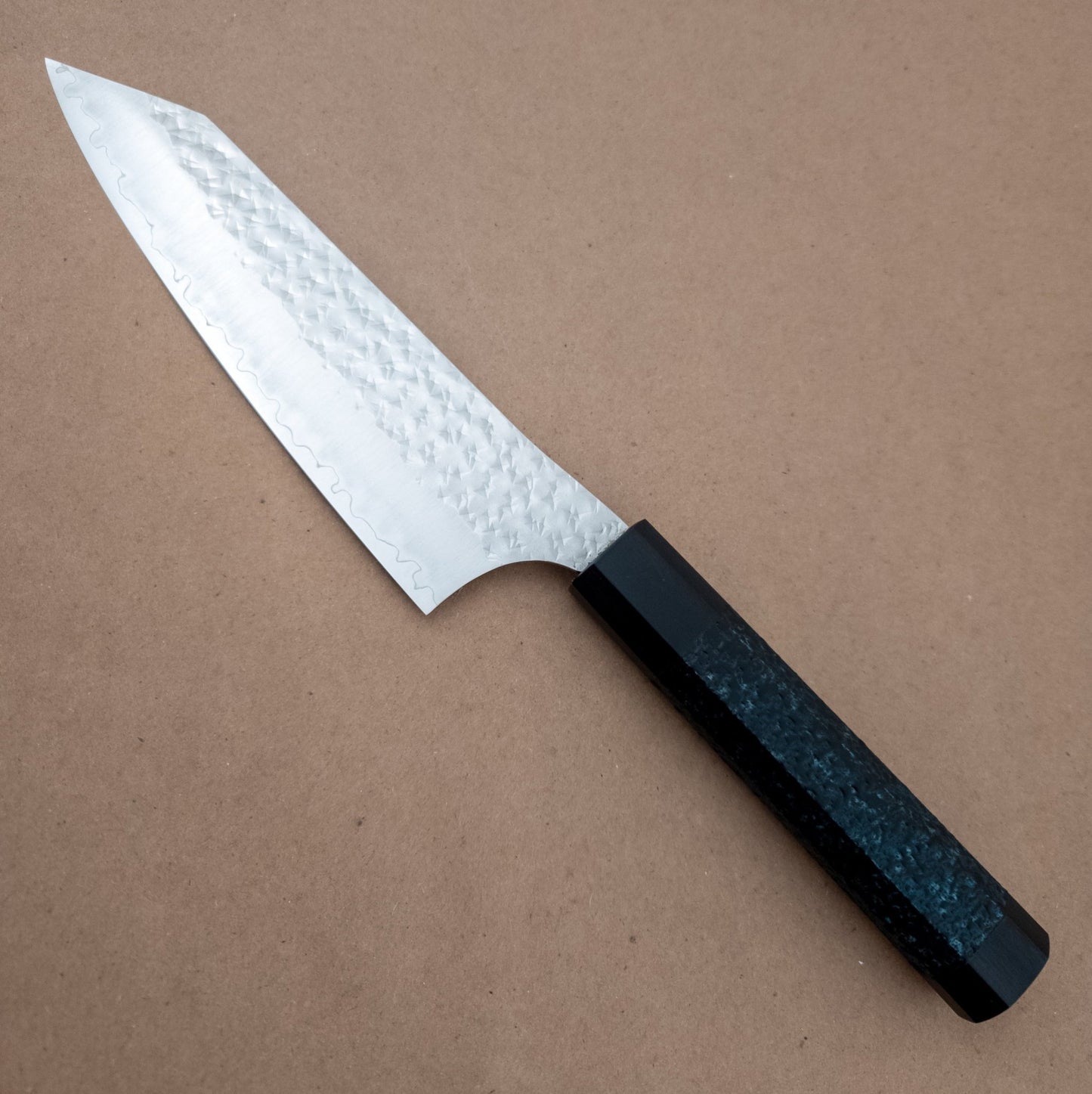 180mm Yu Kurosaki Senko Wa Bunka Tenmoku Handle left side - District Cutlery