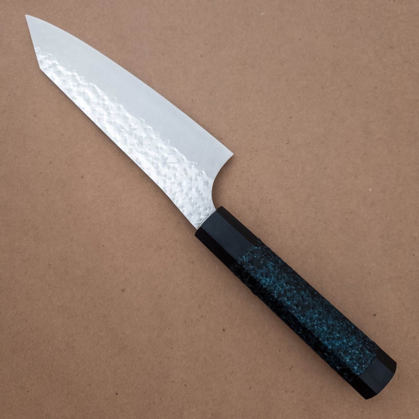 180mm Yu Kurosaki Senko Wa Bunka Tenmoku Handle right side - District Cutlery