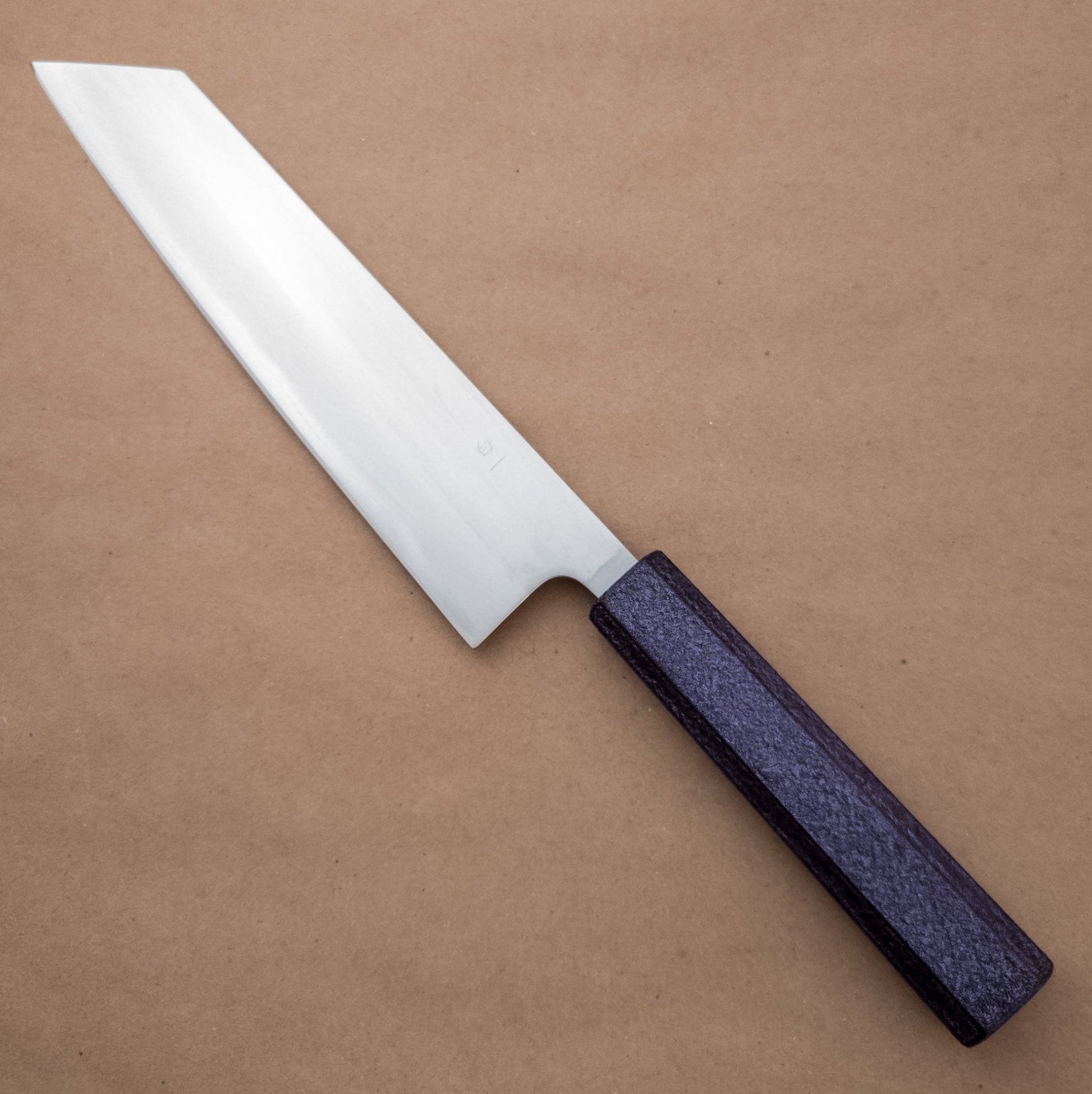 210mm Tsunehisa Shirogami Lacquered Wa Kiritsuke left side - District Cutlery