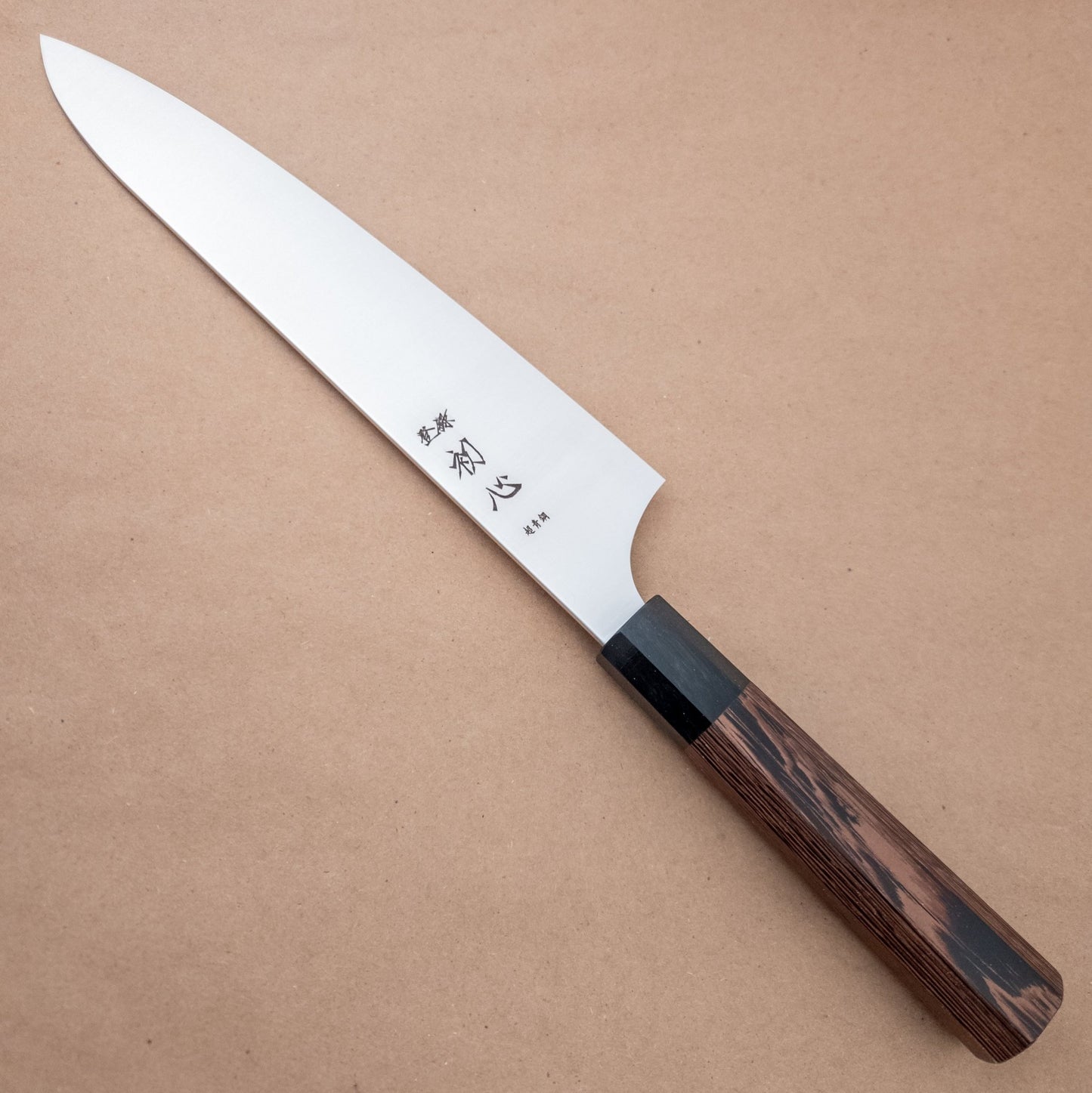 240mm Hatsukokoro Hayabusa AS Wa Gyuto right side - District Cutlery