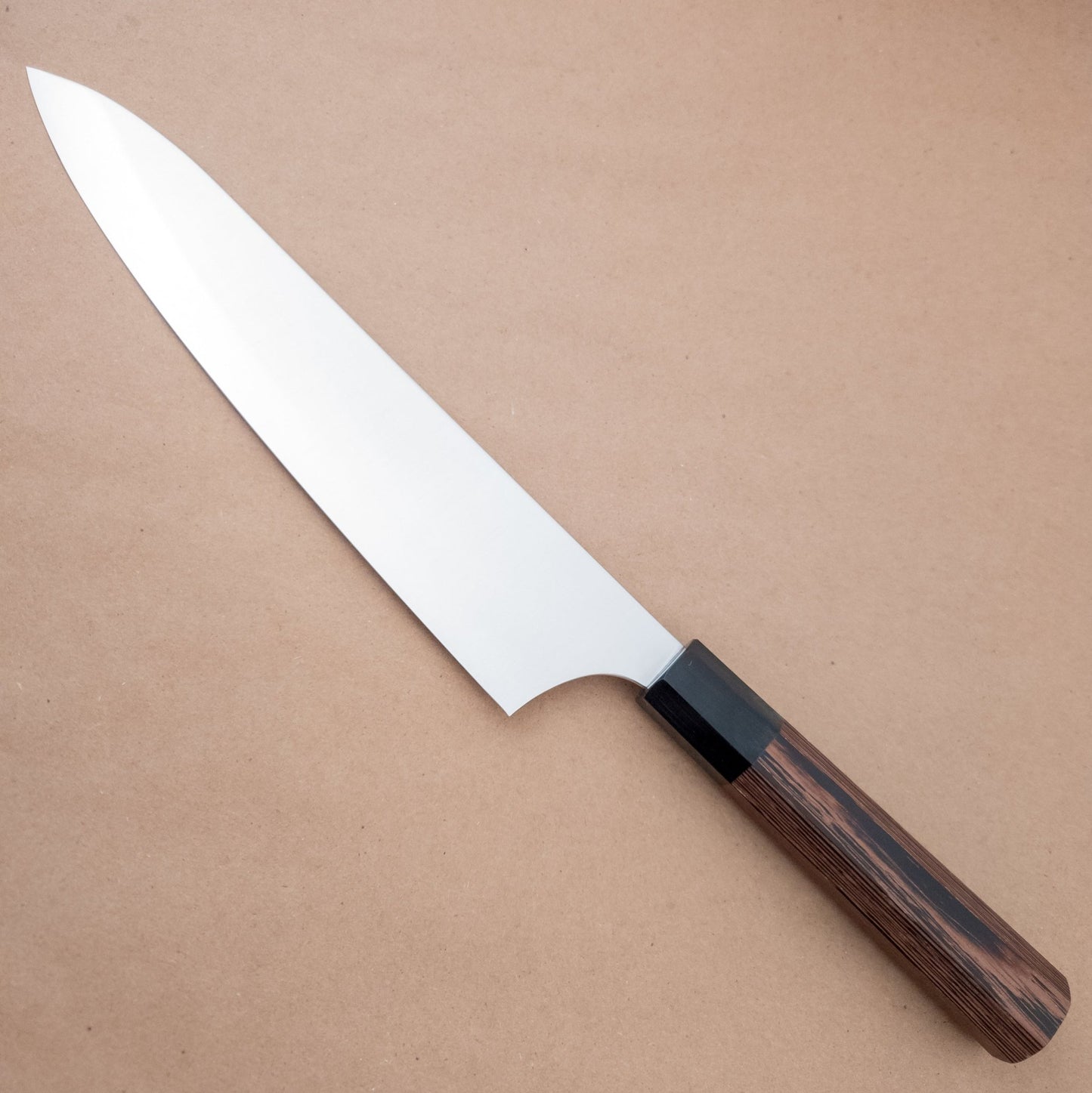 240mm Hatsukokoro Hayabusa AS Wa Gyuto left side - District Cutlery