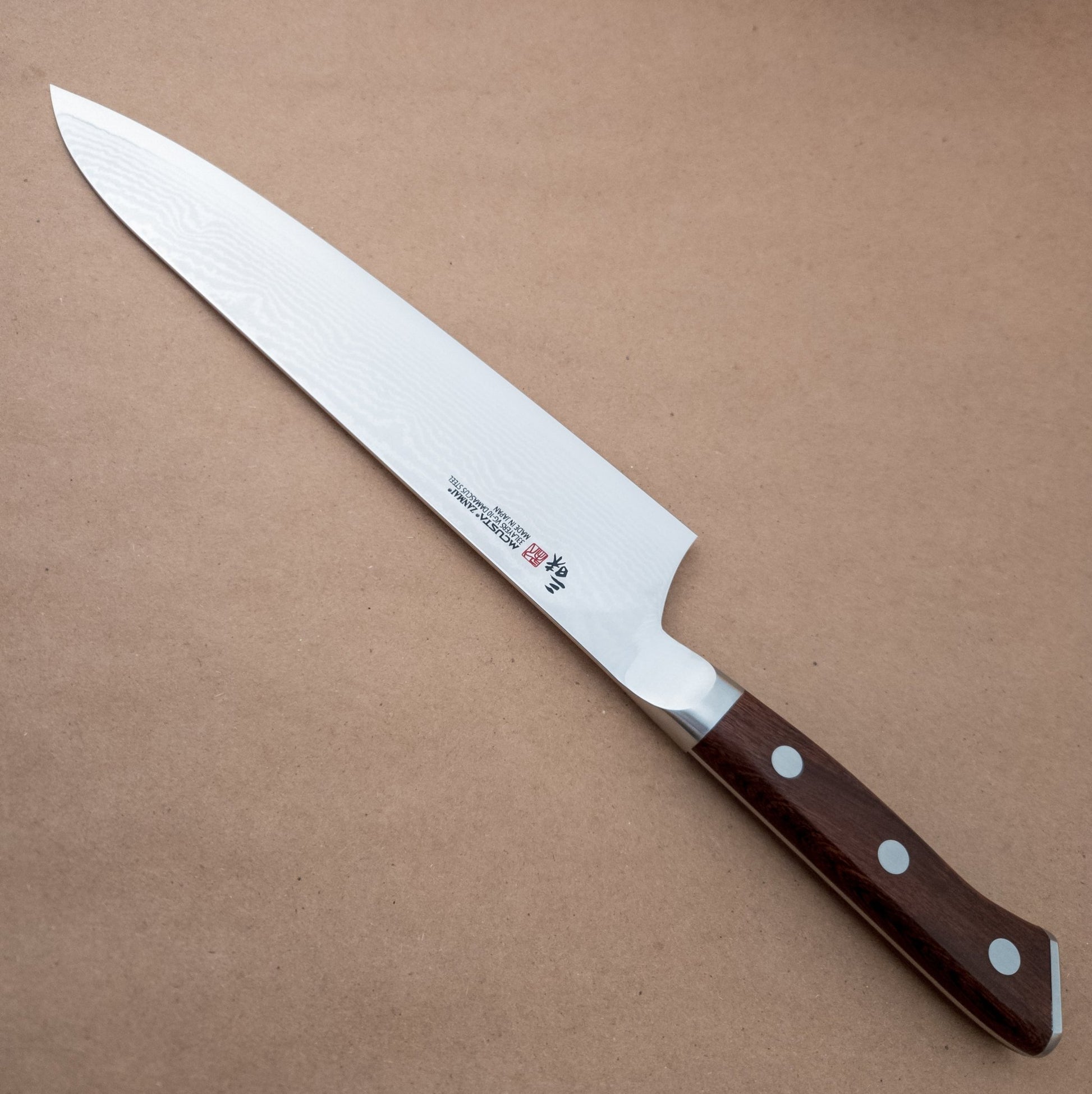 240mm MCUSTA Zanmai Premium Damascus VG10 Gyuto Yo Handle - District Cutlery