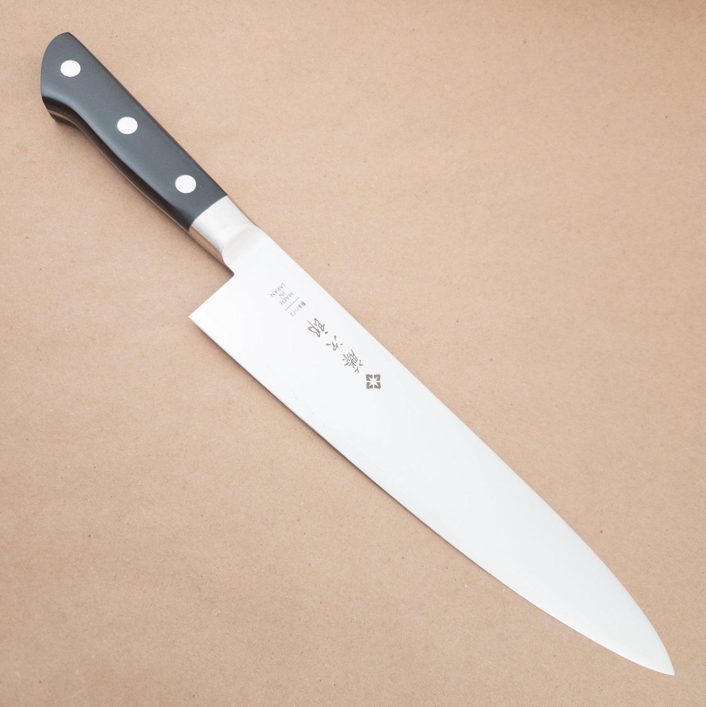 240mm Tojiro Powdered Forging Steel Gyuto Yo Handle right side - District Cutlery