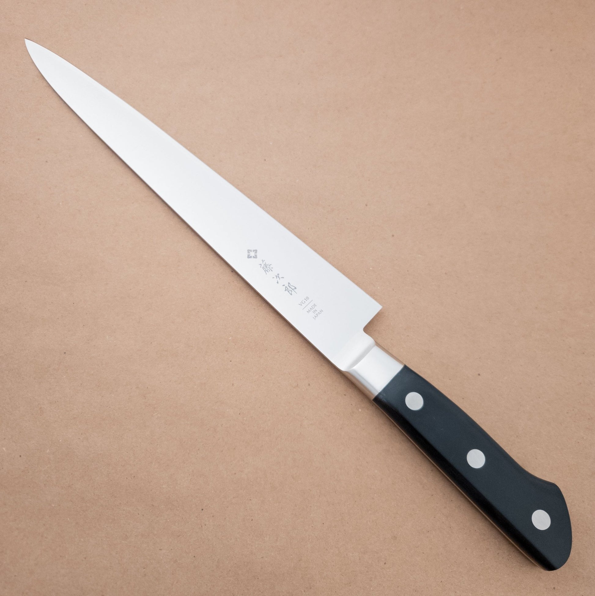270mm Tojiro DP Sujihiki Yo Handle right - District Cutlery