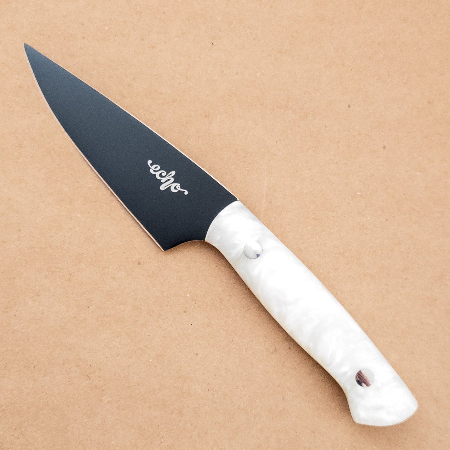 4" Middleton Made Knives Echo Paring White left side - District Cutlery