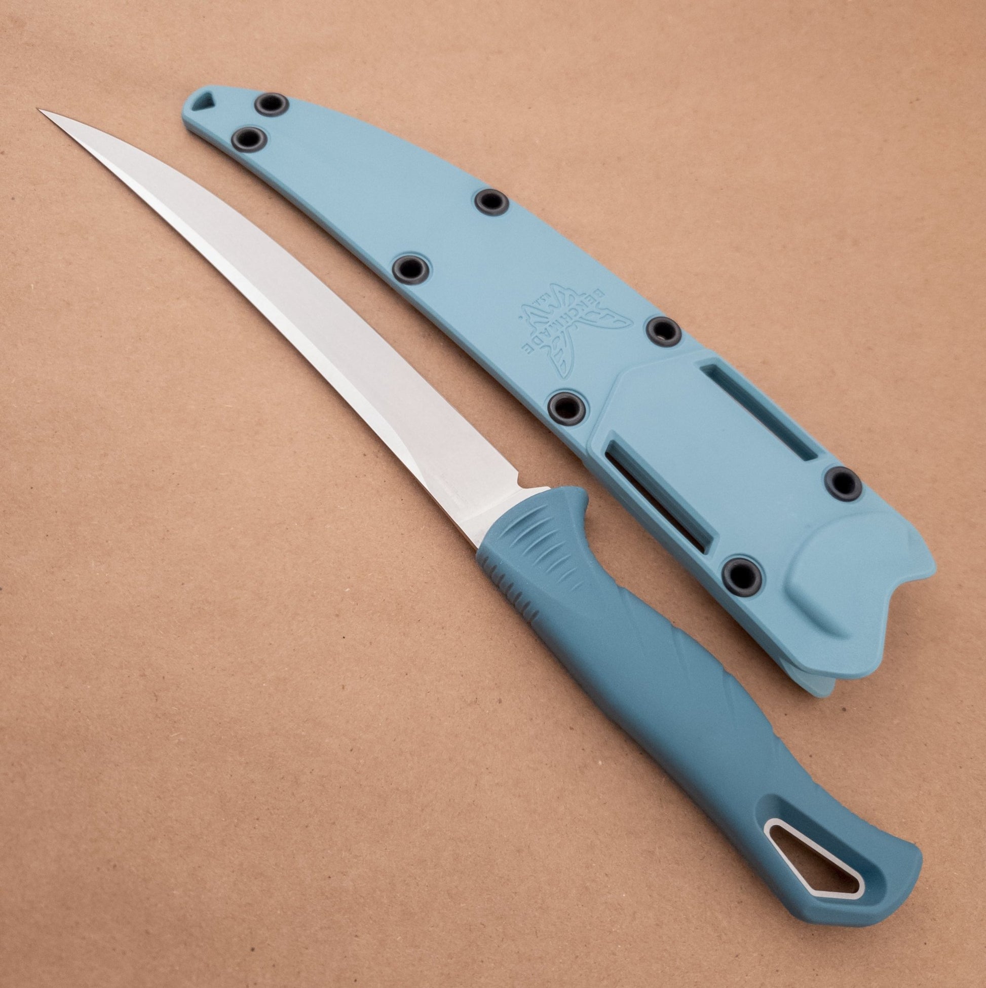 7" Benchmade Fishcrafter Filet Knife 18010 sheath back - District Cutlery