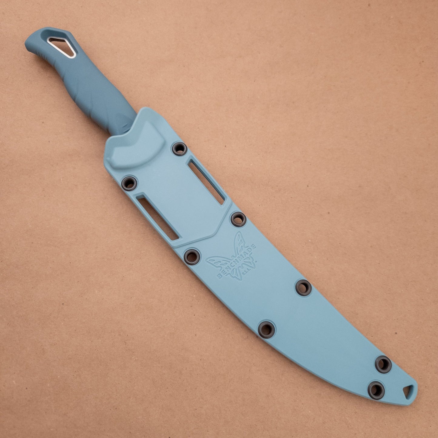 7" Benchmade Fishcrafter Filet Knife 18010 sheath front - District Cutlery
