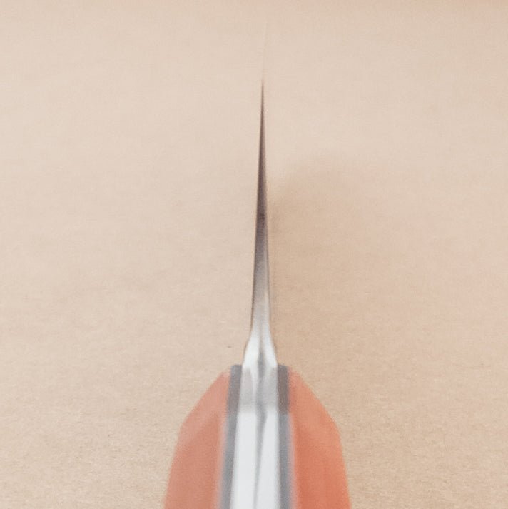 7.25" Acre Forge Macrum Chef - Burnt Orange choil - District Cutlery
