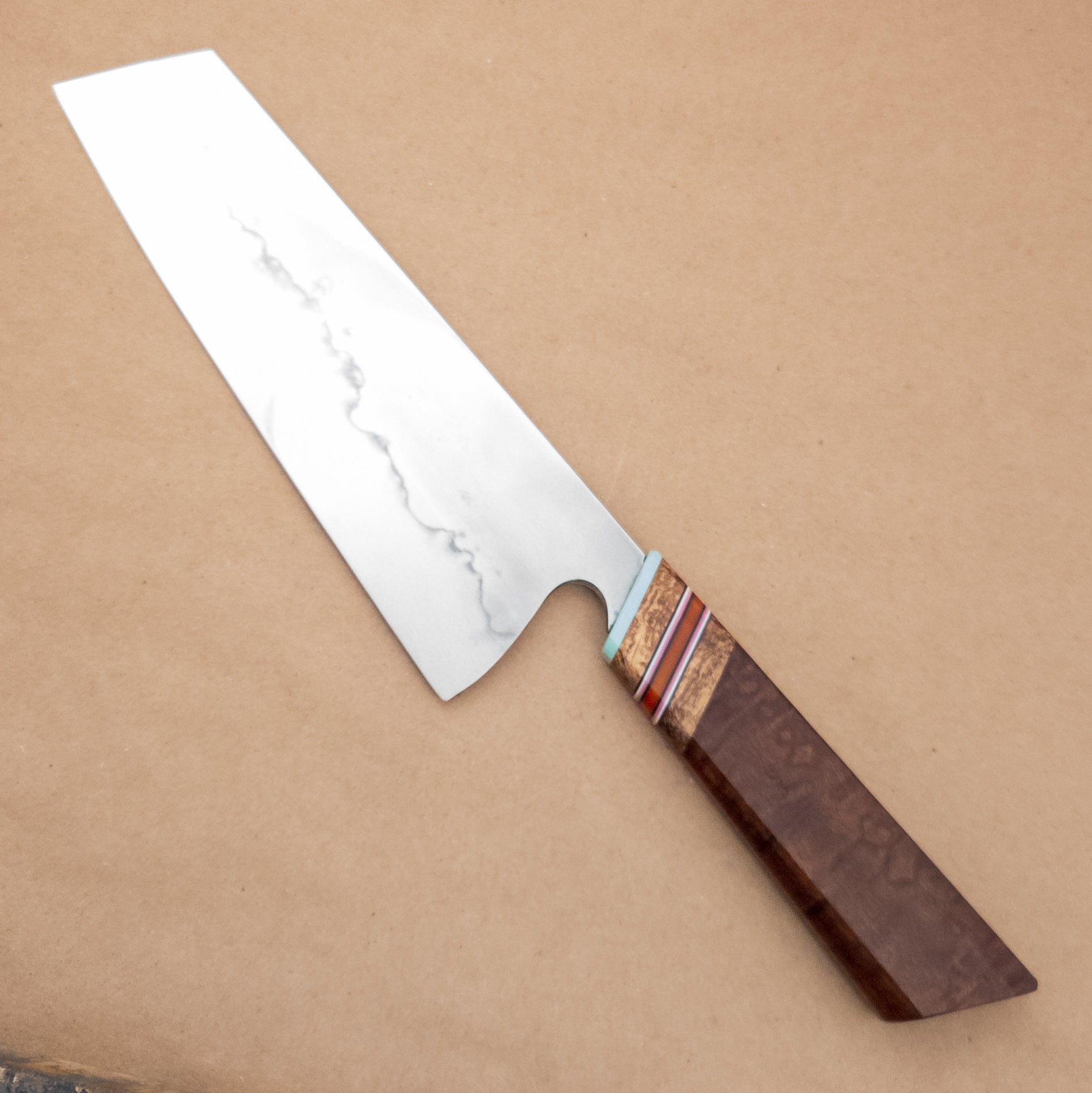 7.5" Tre' Hill Polished W2 Bunka left side - District Cutlery
