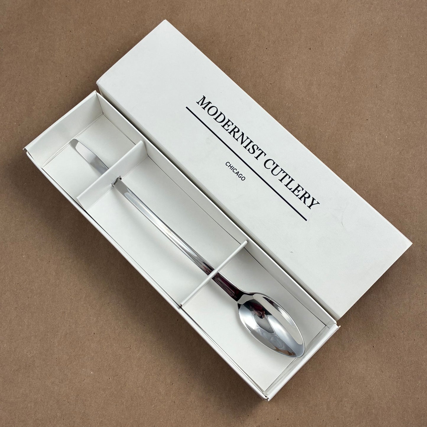 Stainless Steel Quenelle Spoon by Jenner Tomaska