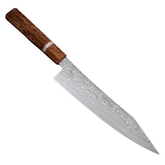 210mm Ryusen Fukakuryu Kai ATS314 Damascus Wa Gyuto