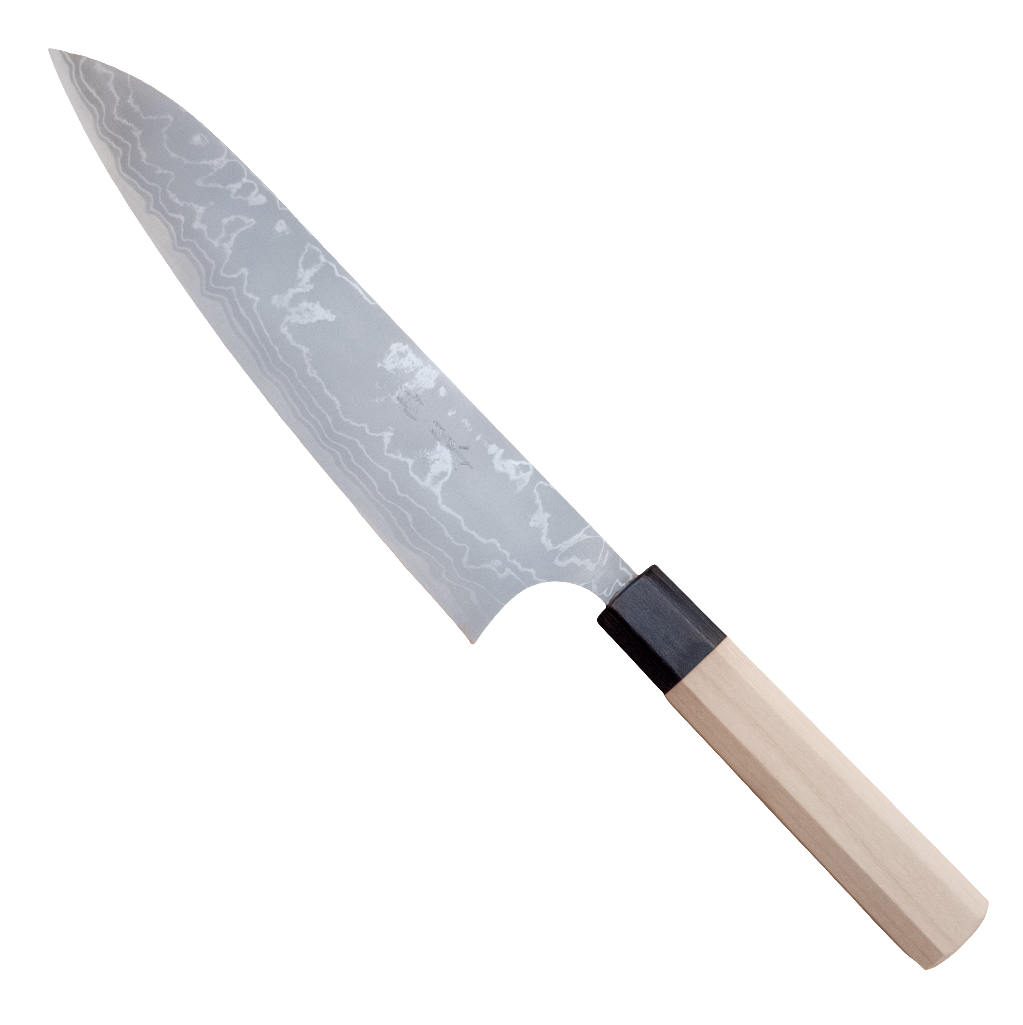 210mm Masakage Shimo Shirogami Damascus Wa Gyuto