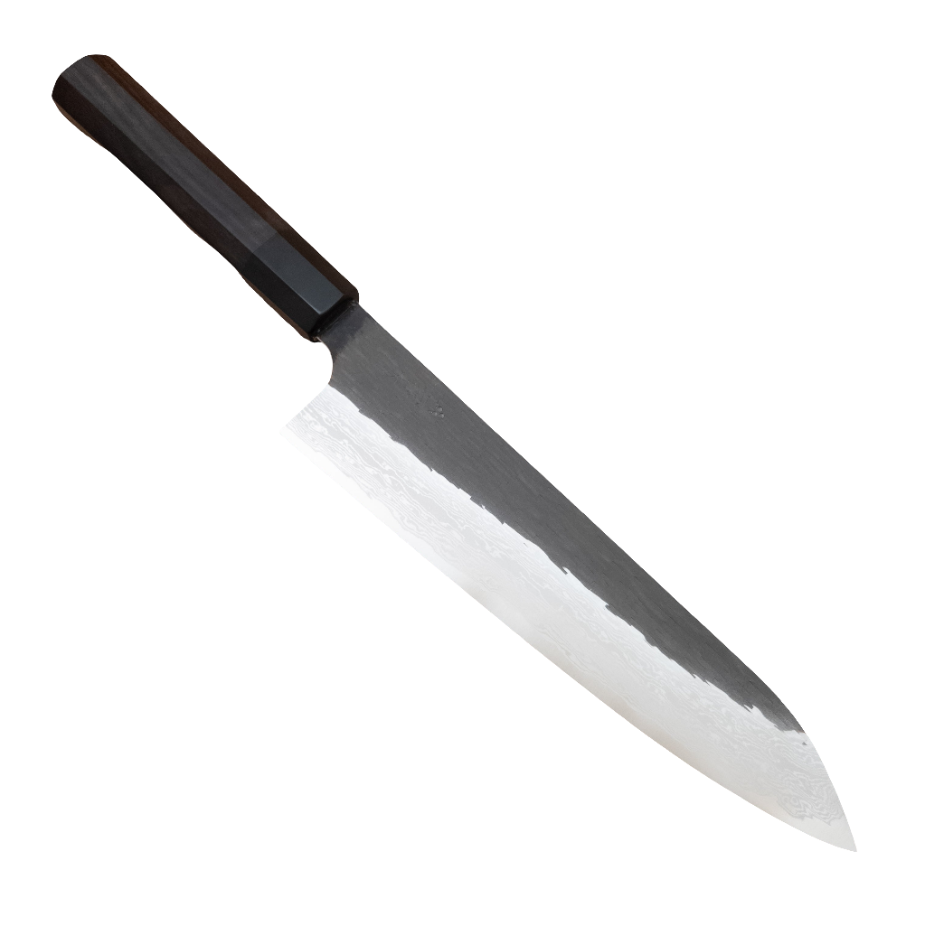 210mm Nigara XEOS Damascus Wa Gyuto