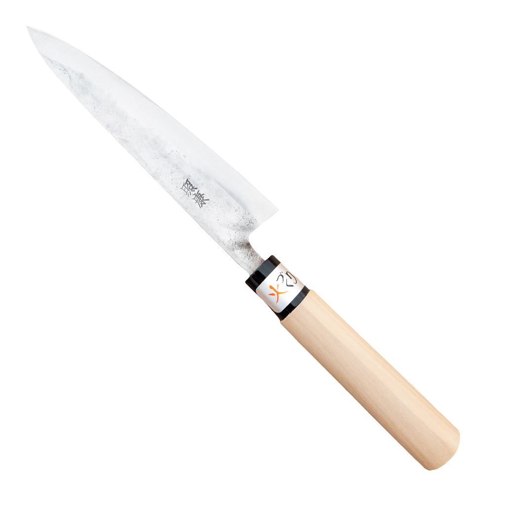 150mm Teruyasu Fujiwara Shirogami Petty Utility Wa Handle with Swanson Signature Regrind