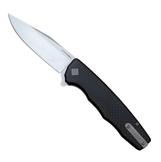 3.5" Ocaso Strategy D2 Carbon Fiber G10 Satin Flipper