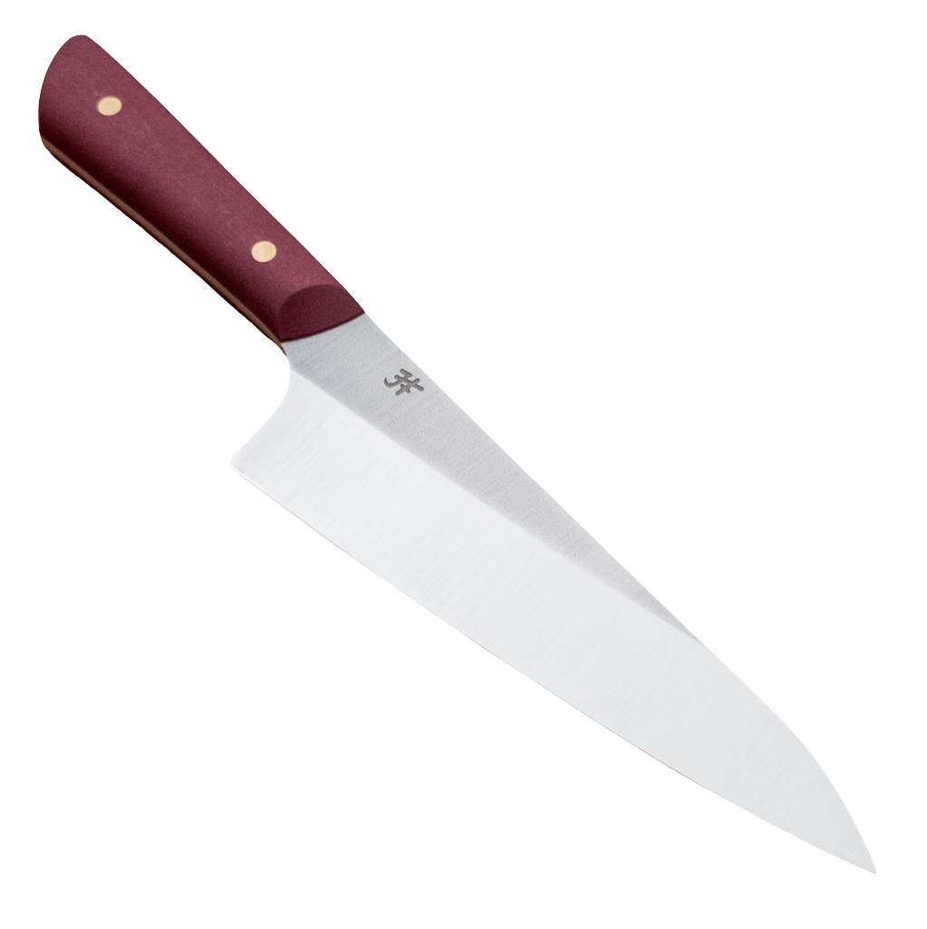 140mm Josh Fisher Nitro-V Petty Utility Maroon Richlite Handle