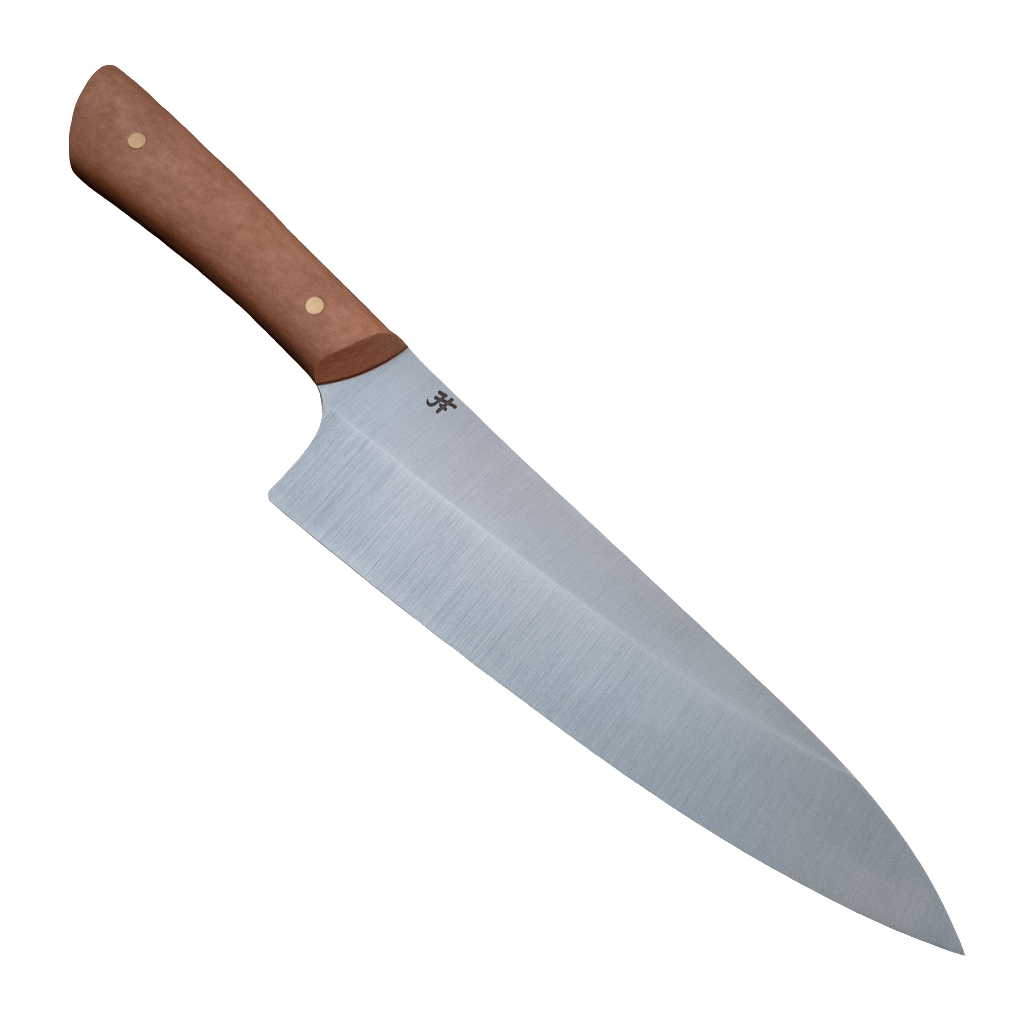 201mm Josh Fisher Nitro-V Chef Natural Richlite Handle