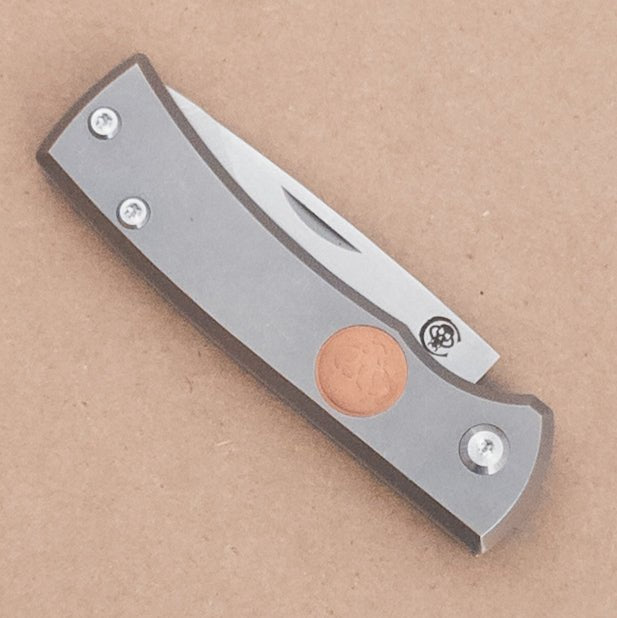 Chaves Redencion M390 Stonewash Slipjoint closed - District Cutlery