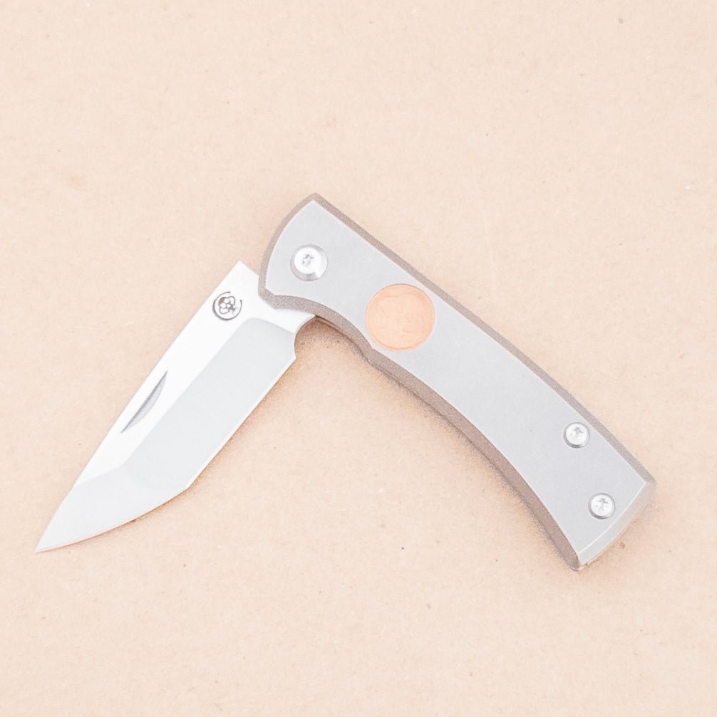 Chaves Redencion M390 Stonewash Slipjoint detent - District Cutlery
