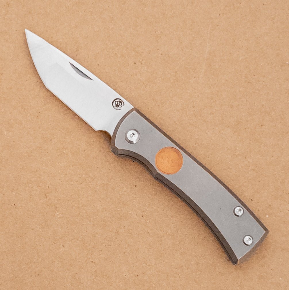 Chaves Redencion M390 Stonewash Slipjoint left side - District Cutlery