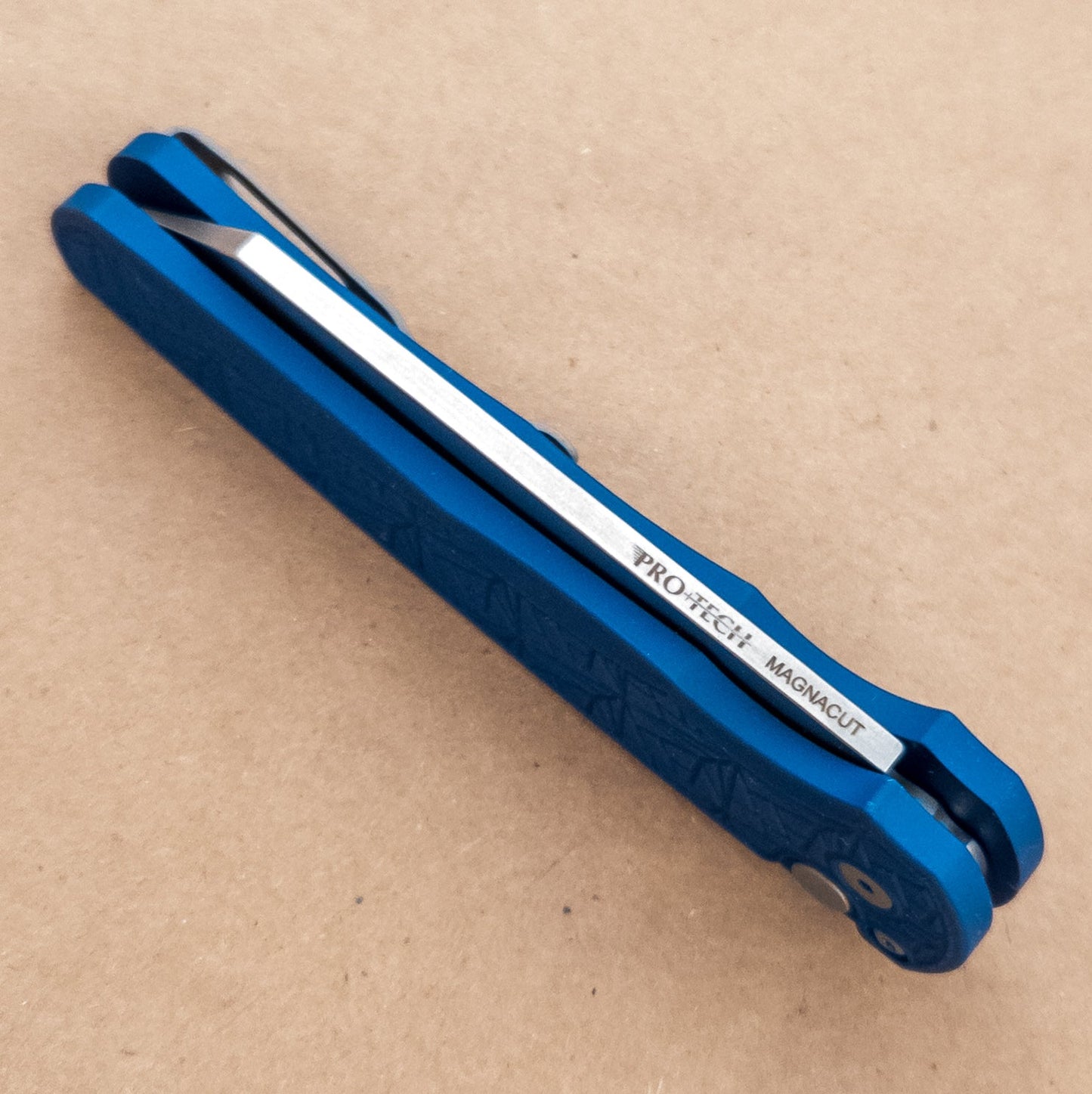 PRO - TECH Malibu Magnacut Reverse Tanto 5405 - BLUE Nexus top - District Cutlery