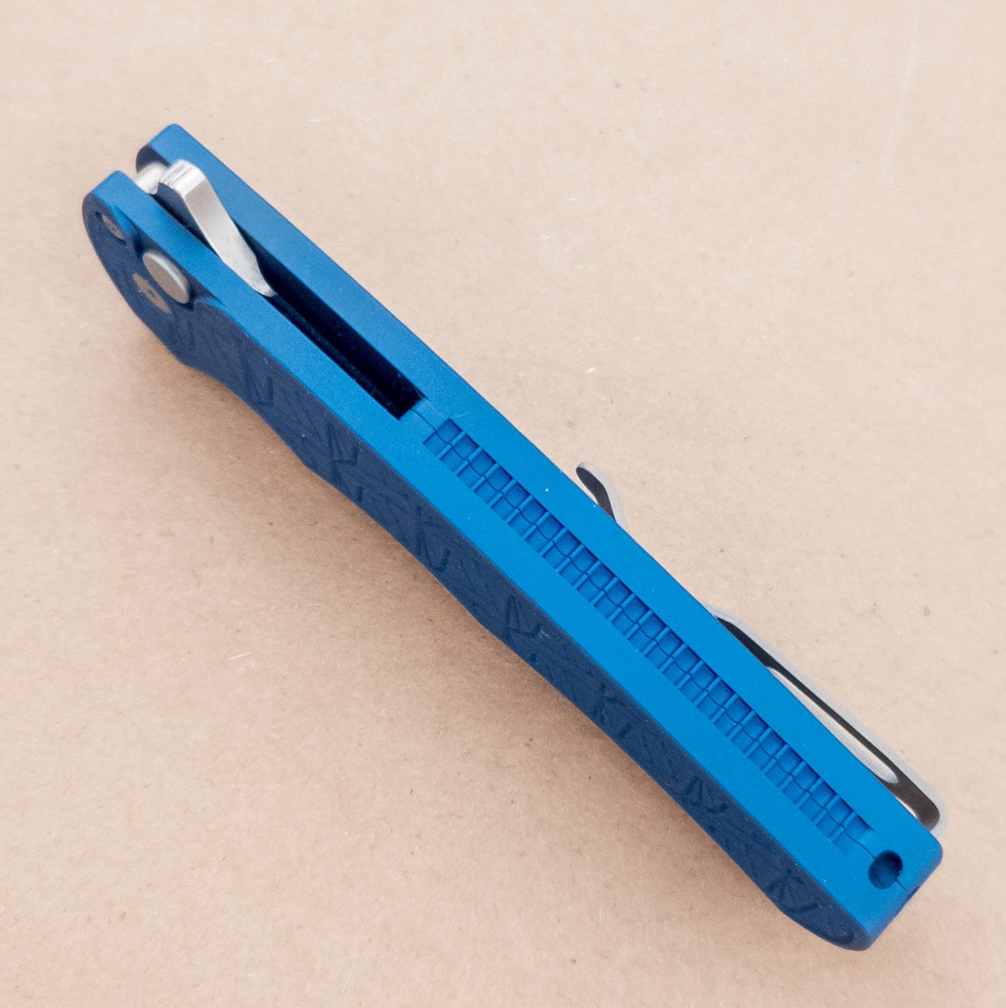 PRO - TECH Malibu Magnacut Reverse Tanto 5405 - BLUE Nexus bottom - District Cutlery