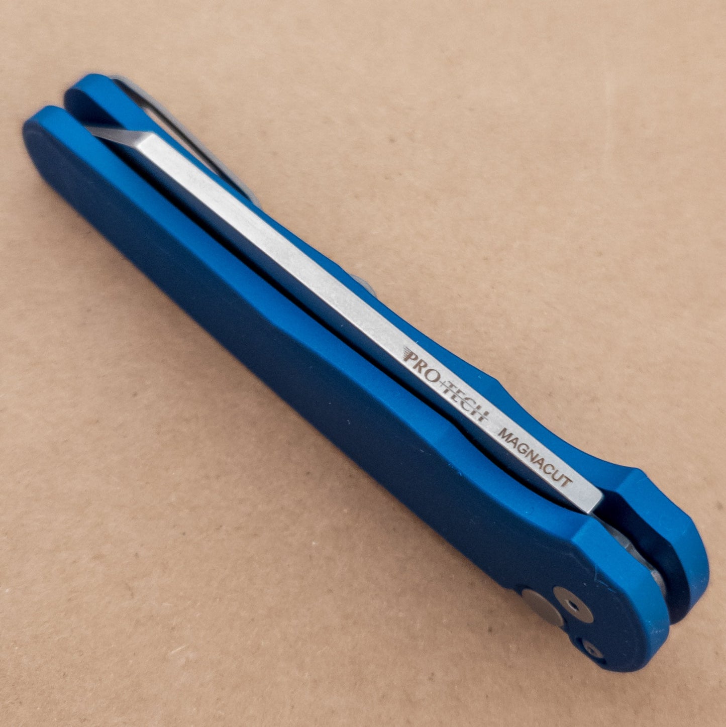 PRO - TECH Malibu Magnacut Reverse Tanto Blue 5401BU top - District Cutlery