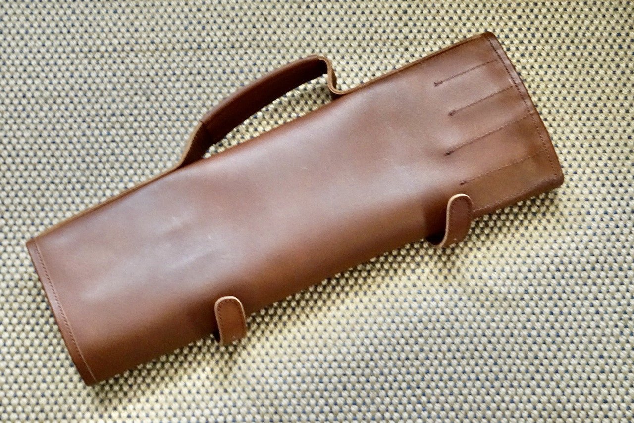 Quavaro Knife Roll - Bourbon - District Cutlery