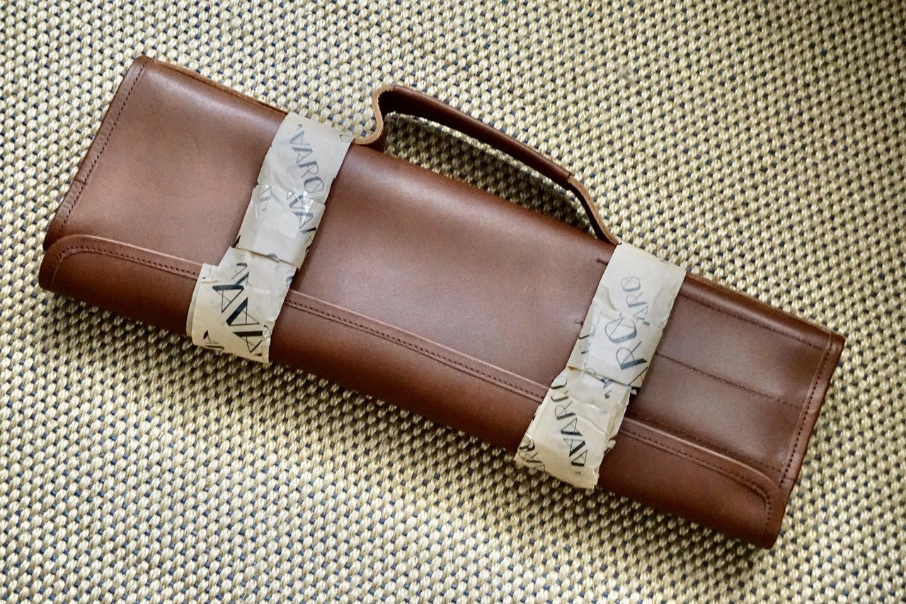 Quavaro Knife Roll - Bourbon - District Cutlery