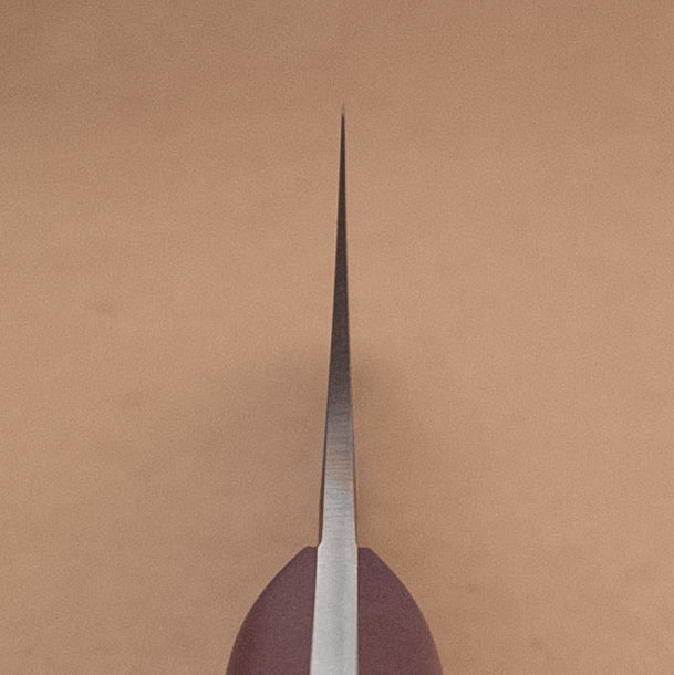 200mm Josh Fisher Nitro-V Chef Maroon Richlite Handle