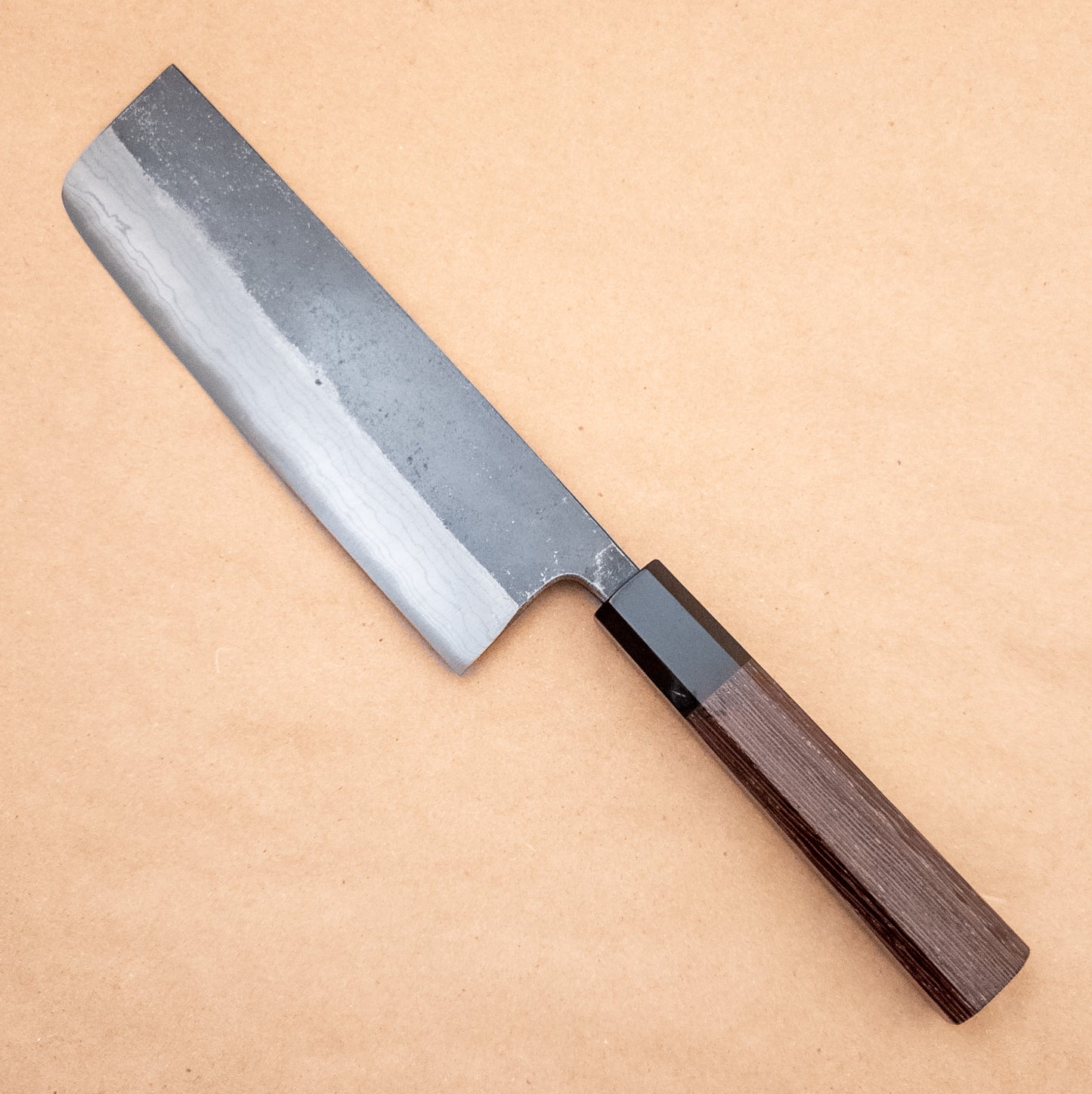 165mm Hatsukokoro Kumokage Aogami Damascus Wa Nakiri
