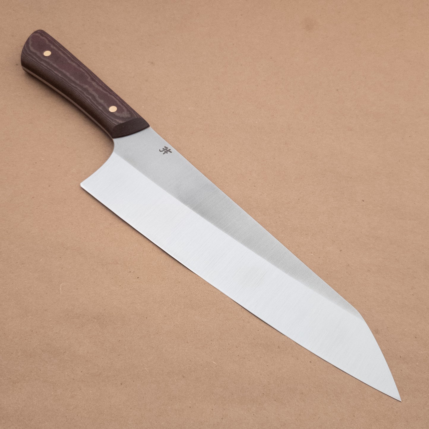 215mm Josh Fisher Nitro-V Kiritsuke Cabernet Richlite Handle