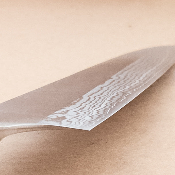 270mm Kamo Katsuyasu VG10 Damascus Sujihiki Wa Handle