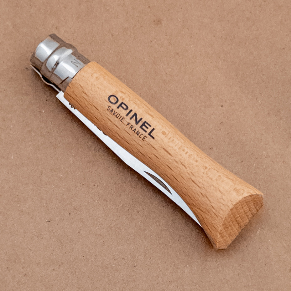 Opinel No.06 Beech Wood Stainless Steel Folding Knife