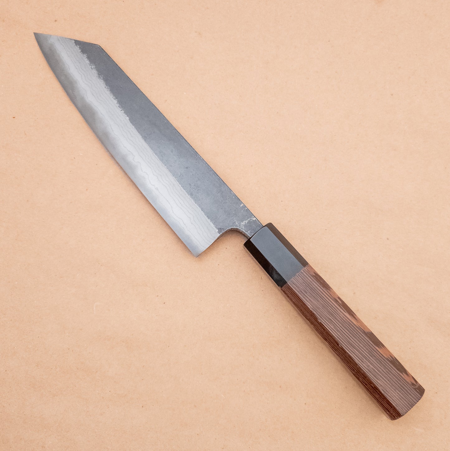 180mm Hatsukokoro Kumokage Aogami Damascus Wa Bunka