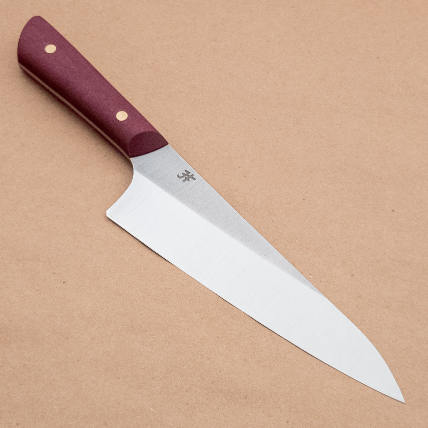 140mm Josh Fisher Nitro-V Petty Utility Maroon Richlite Handle