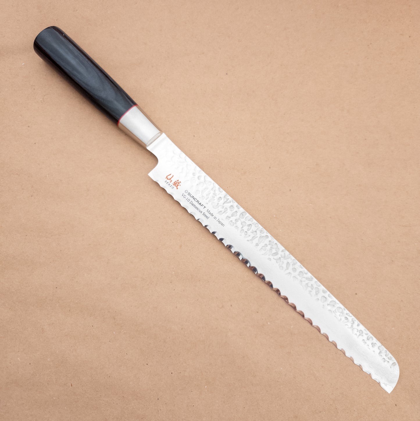 220mm SUNCRAFT SENZO Classic VG10 Bread Wa Handle ***NO BOX***