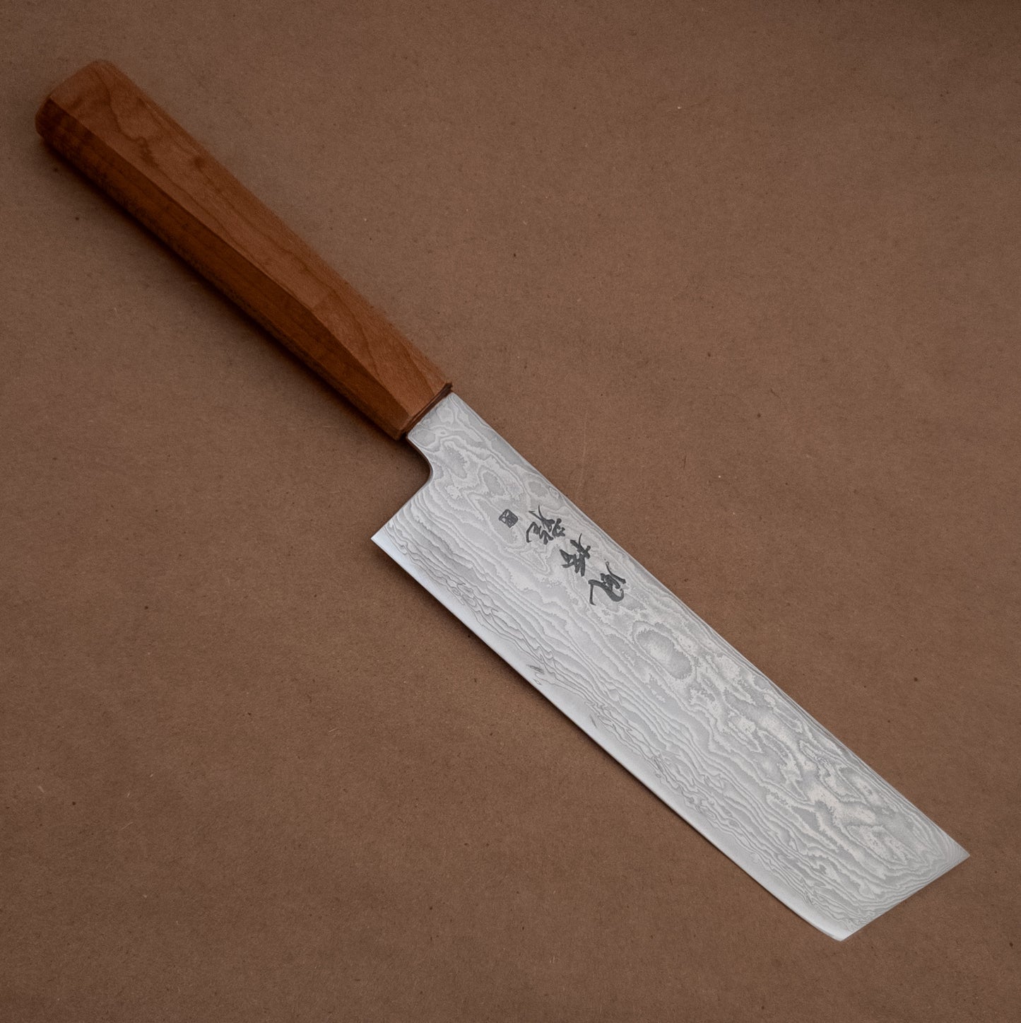 155mm Ryusen Fukakuryu ATS314 Damascus Wa Nakiri