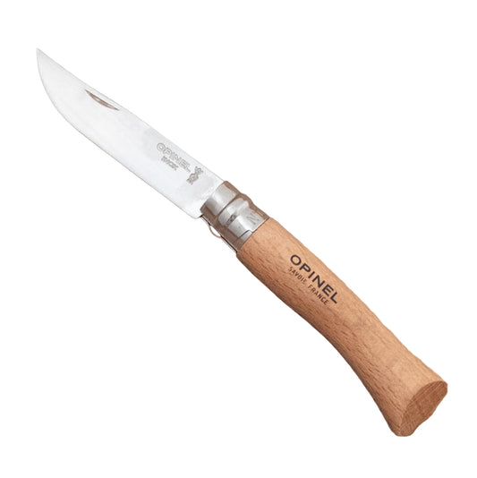 Opinel No.07 Beech Wood Stainless Steel Folding Knife