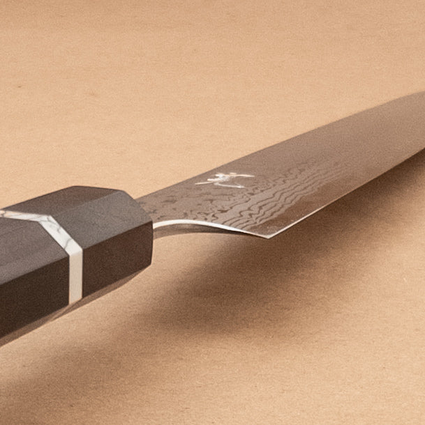270mm Yoshihiro Yauji AO2 Damascus Wa Yanagiba