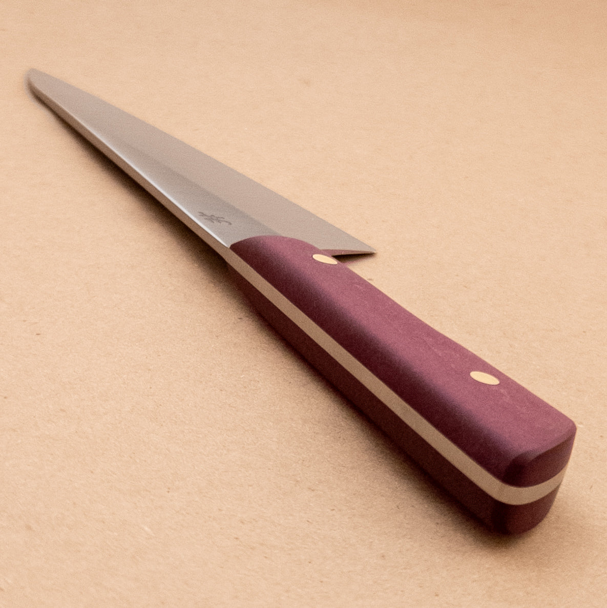 140mm Josh Fisher Nitro-V Petty Utility Maroon Richlite Handle